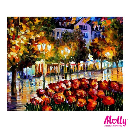Картина по номерам Афремов. Цветы Люксембурга