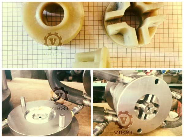 Casting of polymer materials