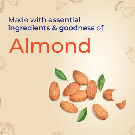 Yuthika Almond Soft Touch Body Lotion for Women & Men, Hydrating, Non-Greasy, (1000ml)