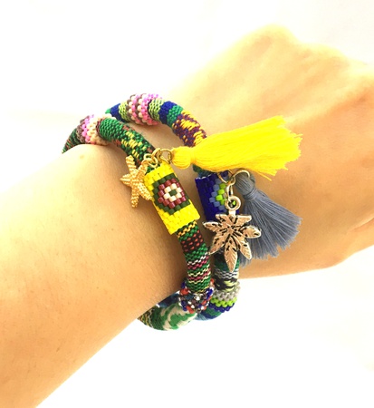 Богемный браслет Miyuki ручной работы