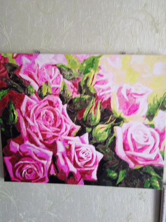 Rakamlarla boyama boyalar