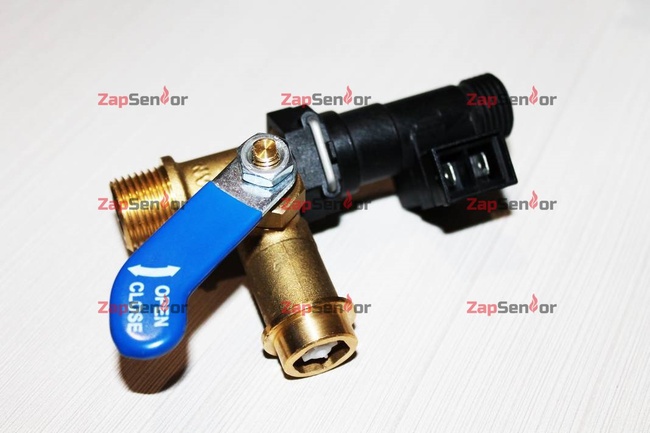 Датчик (реле) протока с краном подпитки в сборе Ferroli 39818551, 39818280