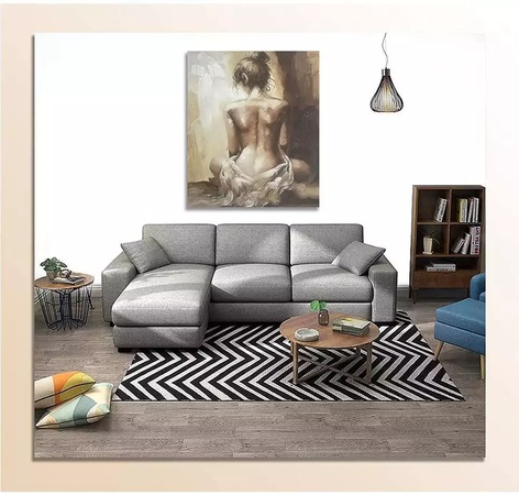 Заводская живопись по номерам Картина маслом Diy Ручная роспись на холсте