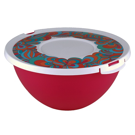 وعاء سعة 2 لتر مصنوع في المنزل بغطاء * 18 (بوليمر بايت)