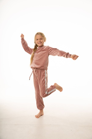 Sports suit velor pink Yumster YG.21.42.003