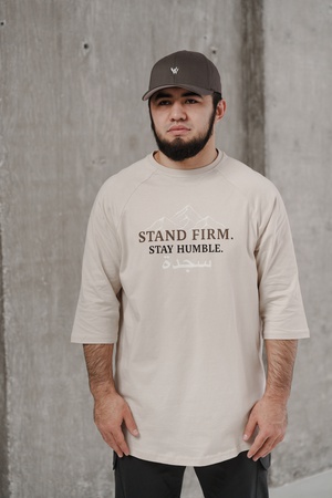 3/4 Sleeve T-shirt SJ-130 Beige