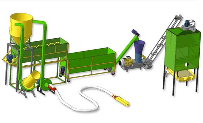 Feed pelletizing line Artmash