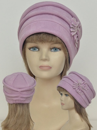 Шапка "Лера" (замша)