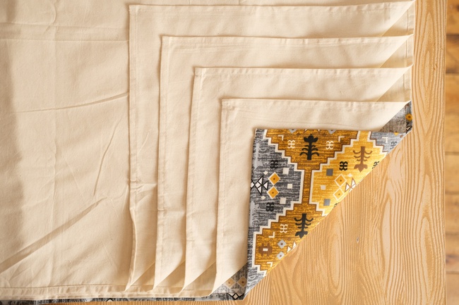 Многослойная скатерть - чехол для теста