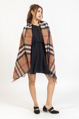 Buklet Omuz Şal Dayanıklı Akrilik 70x200 CM