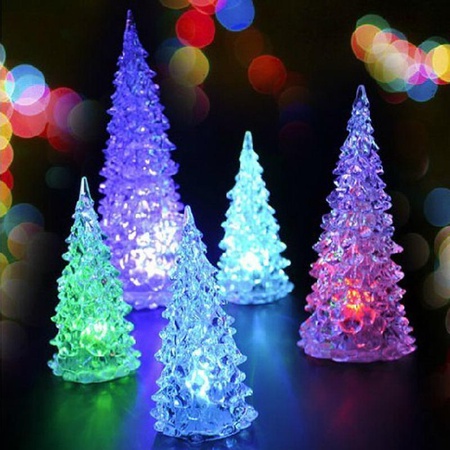 Мини-светильник "Ёлочка" новогодний светодиодный