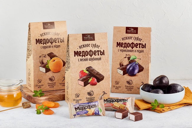 Конфеты Медофеты, суфле в шоколадной глазури