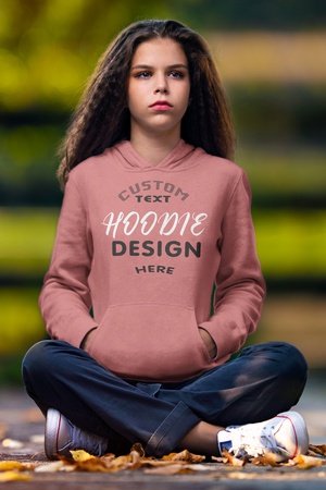 3 sıra kalın kapüşonlu sweatshirt