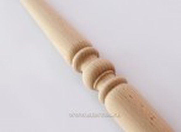 Turned wood baluster