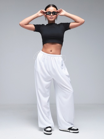 Штаны оверсайз спортивные