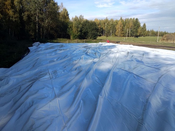 Силосная пленка для укрытия траншей