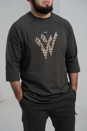 3/4 Sleeve T-shirt SJ-129 Khaki