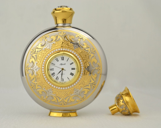 SAATLİ CEP ŞİŞESİ