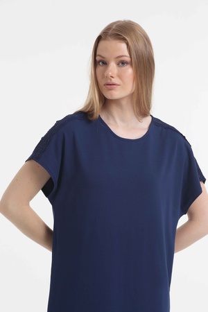 Night Dress %48 cotton /%48 modal / %4 elasten