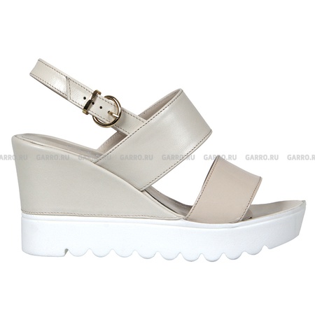 Босоножки 6273 бежевые,натуральная кожа