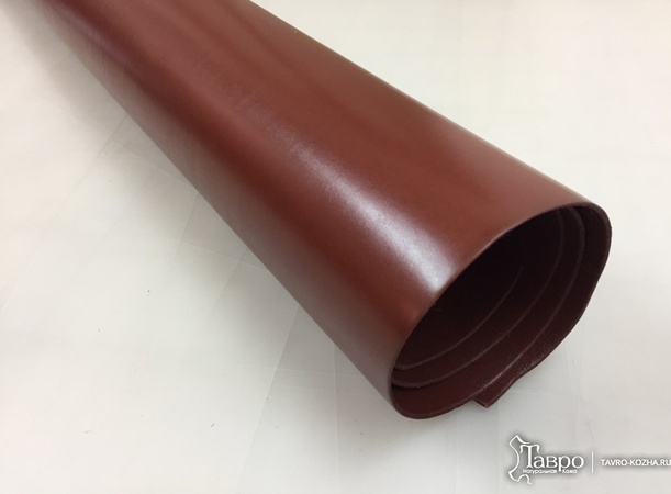 Чепрак ременной с отделкой, цвет "Яркий коньяк"