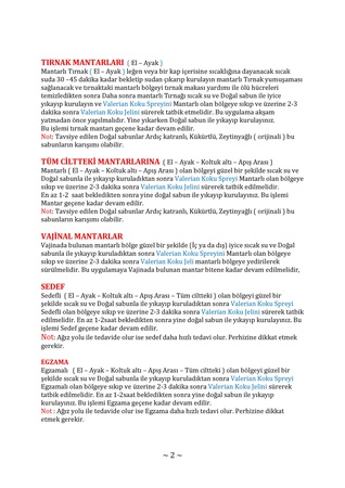 VALERİAN - ayak Koku Spreyi