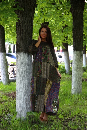 Широкий ассортимент штапельных платьев оптом