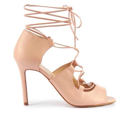 Bağcıklı topuklu sandalet k054