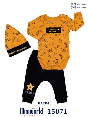 Erkek Let's Ride 3 Parça Badili Takım