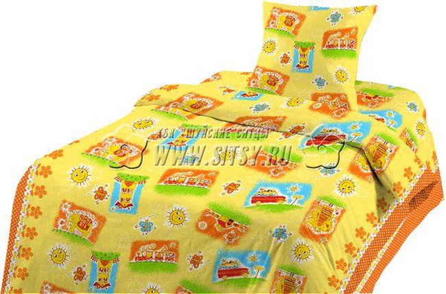 КПБ бязь Шуя в детскую кровать
