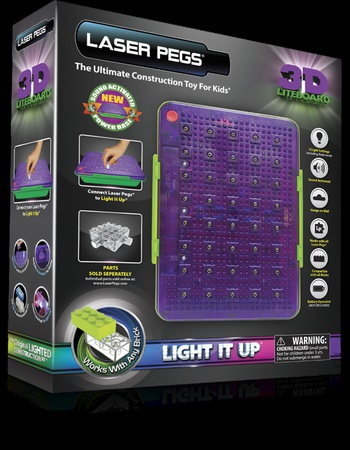 Набор "Световая Панель 3D", Laser Pegs