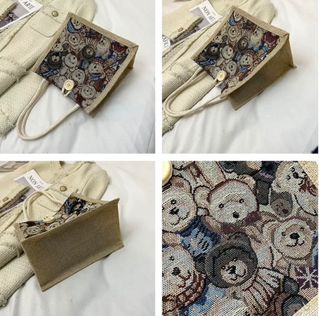 Джутовая сумка