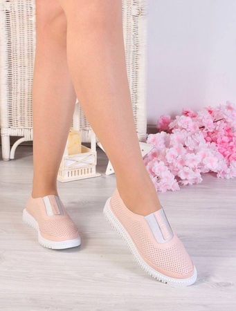 Слипоны кожаные женские летние