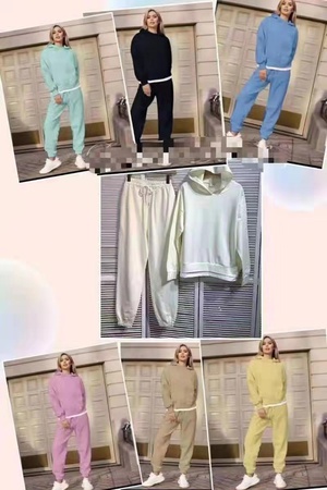 Kapüşonlular, spor çiftler, sweatshirtler, tişörtler, body gömlekleri