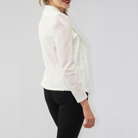 Молодежный белый пиджак