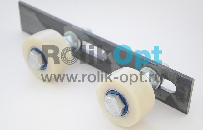 Support-Kit Rollen auf der Platte d. 50 Caprolon