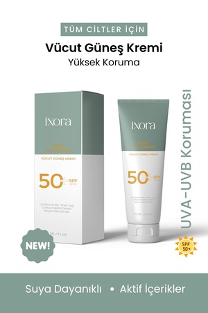 Ixora SPF 50 Vücut Güneş Kremi