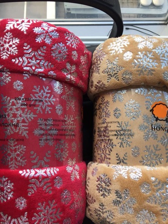 Плед новогодний