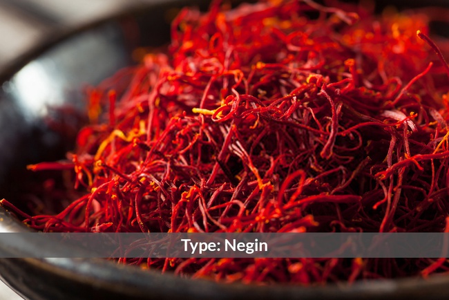 Saffron, Type: Negin