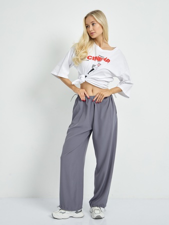 Штаны оверсайз спортивные