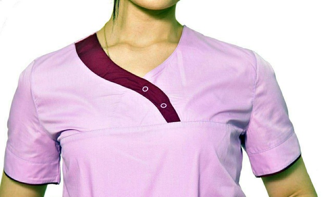 Женский медицинский костюм Asia Sun-1, Цвет Светло Розовый