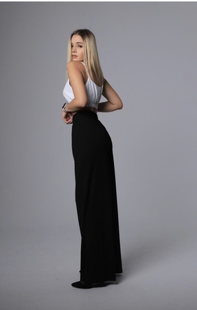 Женские брюки палаццо на завышенной талии