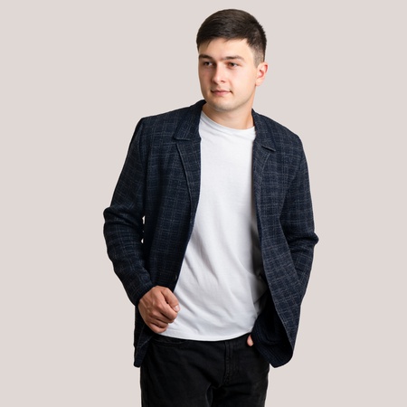 Кардиган мужской Осип синий