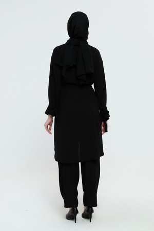 Тройка. Накидка, брюки, блузка.