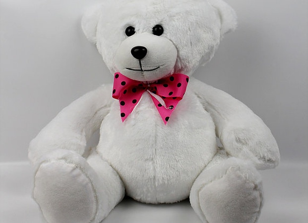 Игрушка мягконабивная Мишка с бантом 36/43см / арт. 01-81