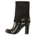Women&#39;s ankle boots, genuine leather, suede<G818>