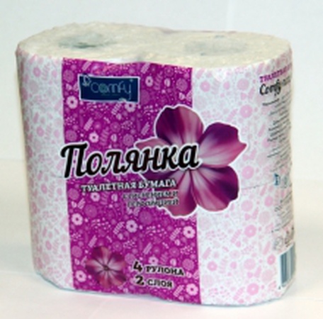 Tuvalet kağıdı &quot;Comfy Polyanka&quot; 4 rulo