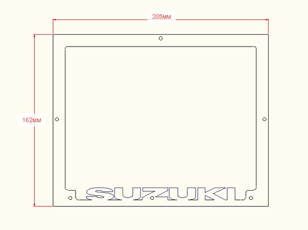 Рамка для мотоцикла Suzuki