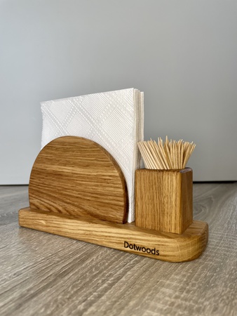 Wooden napkin holder