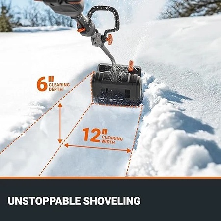 WTS SMART Worx Nitro 40V 12 in. Snow Shovel (WG460-AN)